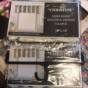 Brand New Floral Valences